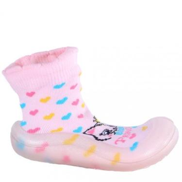 Imagem de Meia Infantil com Sola Kéto 22063, Rosa bb, 23
