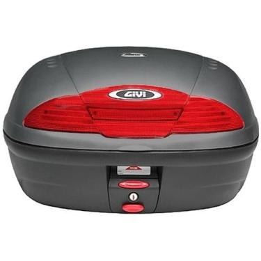 Imagem de Bau traseiro 45 litros givi monolock e-450n lente verm