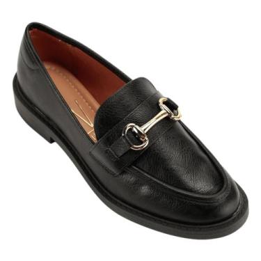 Imagem de Mocassim Feminino Salto Bloco Vizzano 1453.102 Preto, 36