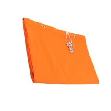 Imagem de Cortina Para Provador De Roupas - MMF, Laranja