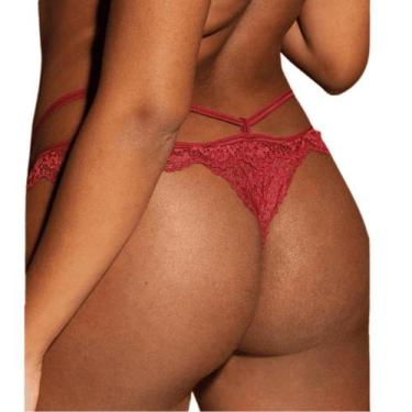 Imagem de Calcinha fio dental renda liebe - 601736 liebe, Vermelho, M