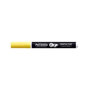 Imagem de Marcador de Porcelana Creative Compactor, Amarelo