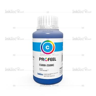 Imagem de Tinta Corante C5000 250ml Cyan Compatível com Impressora Canon MAXIFY 