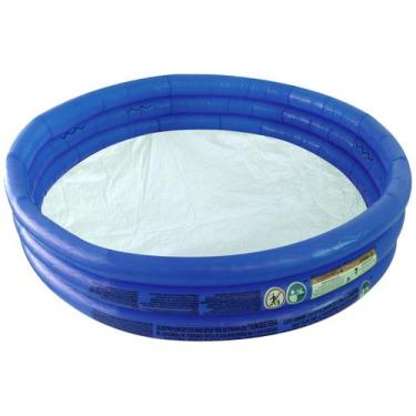 Imagem de Piscina Infantil 3 Anéis Borda Inflável Azul bst-081azul - BR