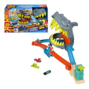 Imagem de Pista Hot Wheels City Praia Do Tubarão Mattel Jhl96
