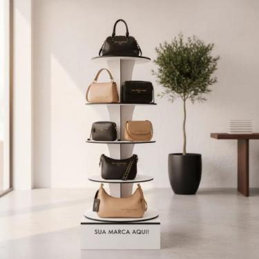 Imagem de Expositor Giratório Arara Para Bolsas E Acessórios Para Lojista ENVIO 