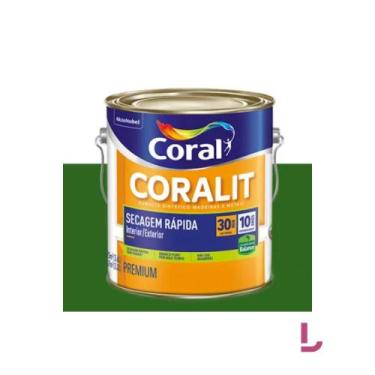 Imagem de Esmalte Coralit Total Balance Verde Folha 3,6l - Coral