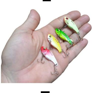 Imagem de Isca artificial Blade Ferrinho Vibration 4cm kit c/ 4 unid - Deyu, 4 u