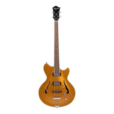 Imagem de Baixo Tagima Semiacústico Ekosonic Gold com Case