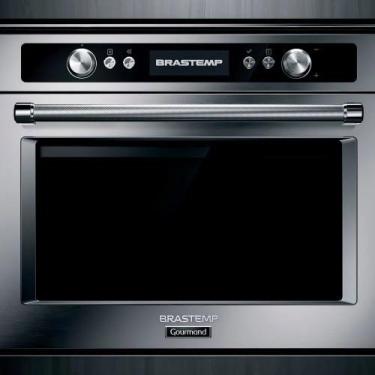 Imagem de Micro-ondas Brastemp de Embutir Gourmand 40 Litros Inox BMO45AR, Inox,