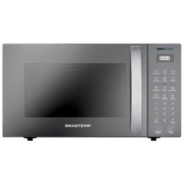 Imagem de Micro-ondas Brastemp de Bancada 29 Litros Air Fryer Cinza BMC29AR, Ino