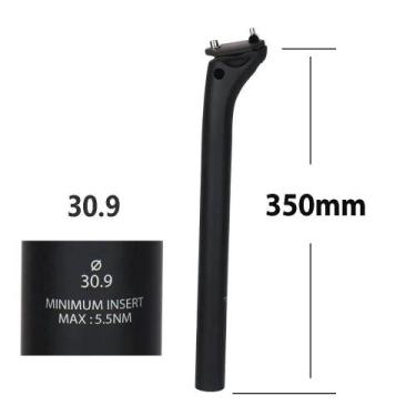 Imagem de Poste De Selim De Carbono 20mm Offset 27.2/30.9/31.6mm Para Bicicleta 