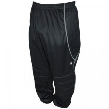 Imagem de Calça Goleiro Kanxa Prof 7057, G, Preto, Branco