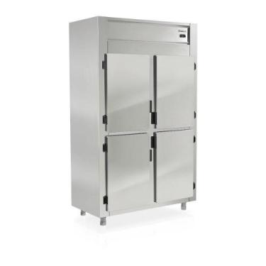 Imagem de Refrigerador 4 Portas GREP4P com Ar Forçado e Degelo Automático Inox G