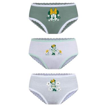 Imagem de Kit 3 Calcinha Infantil Lobinha Minnie 18200-089, Sortido 0920, G