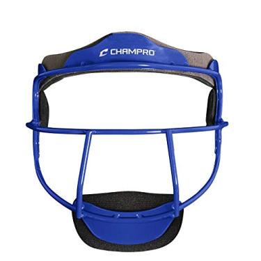 Imagem de (Youth, Steel Frame, Royal) - CHAMPRO Defensive Fielder Mask - Perfect for Softball, Teeball, Baseball, with sizes and colours for all ages
