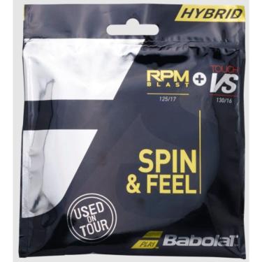 Imagem de Set de Corda Babolat Hybrid Rpm Blast 1.25 + Touch VS 1.30