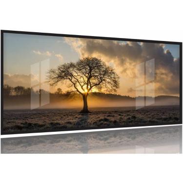 Imagem de Quadros Decorativos Arvore Por Do Sol 130x60 Moldura Preta 2x2