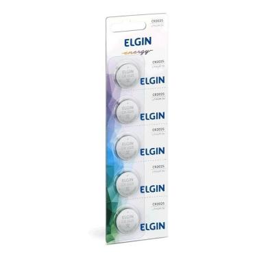 Imagem de Bateria CR2025 3v Elgin Com 5 Unidades