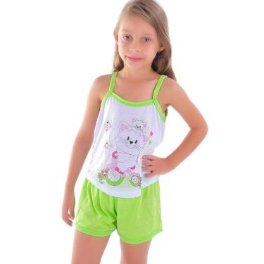 Imagem de Baby Doll Infantil Camiseta e Short | 009