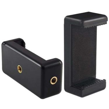 Imagem de Suporte celular e Smartphone 2 furos com rosca 1/4 - 55MM A 85MM