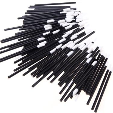 Imagem de Mibee 100 pcs descartáveis Lipbrush Lip Gloss varinhas batom Gloss aplicadores maquiagem ferramenta pincel
