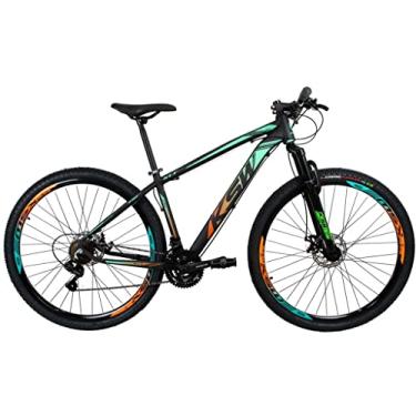 Imagem de BICICLETA ARO 29 KSW XLT COLOR - 21V CAMBIOS SHIMANO (LARANJA+VERDE, 21)