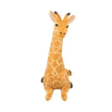 Imagem de Girafa De Pelúcia Deitada 62 Cm Realista Fofy Toys - Drina