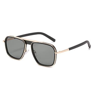 Imagem de Design Óculos de Sol Masculino Feminino Moda Armação Pesca Condução Óculos de Sol Masculino Óculos De Sol, C3 Ouro Preto, China