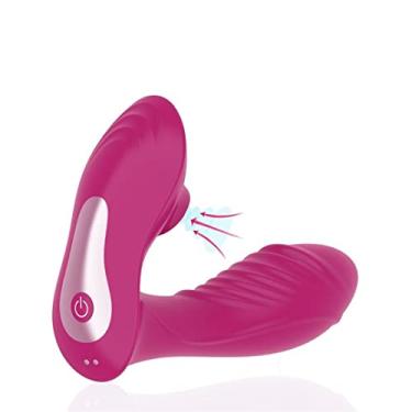 Imagem de Vibradores Feminino Sugador Para clitóris e Ponto G 20 modos de Velocidades Com Controle Remoto Zatla (Rosa)