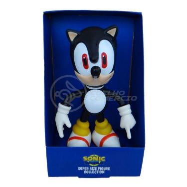 Imagem de Boneco Action Figure Sonic Preto Articulado 23cm