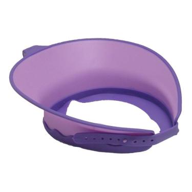 Imagem de Protetor Viseira Chapeu Lava Cabeça Banho Bebês Criança Olho