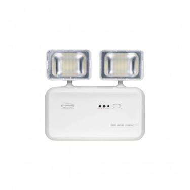 Imagem de Luminária Emergência Autônoma Led Biv. 2 Faróis 48leds 1200lm Compact-36829 - Segurimax Segurimax