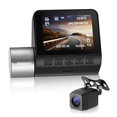 Imagem de Dash Camera for Cars,Dash Cam 2K WiFi Car Dash Cam Front, Dash Camera Recorder with Super Night Vision, 170° Wide Angle, WDR, Loop Recording, 2.0'' LCD