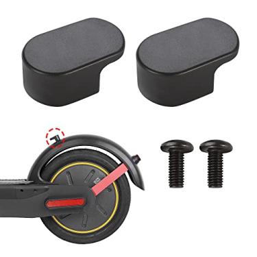 Imagem de TOMALL Peças do gancho do para-choque traseiro 2 peças acessórios do gancho do pára-lama traseiro do scooter compatível com o scooter elétrico Max G30 (com parafusos)