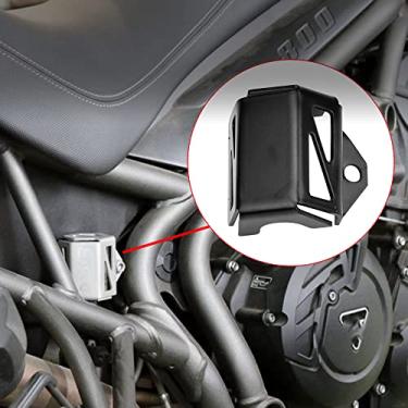 Imagem de Bomba de freio traseiro de motocicleta protetor de reservatório de copo de óleo do tanque de fluido compatível com Triumph Tiger 800 Tiger800