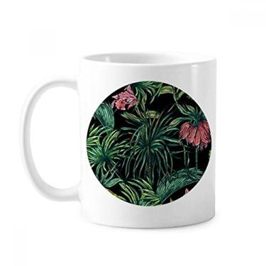 Imagem de Flor planta folha céu escuro caneca cerâmica café porcelana xícara louça