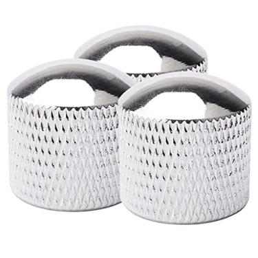 Imagem de Kit C/ 03 Knob Pressão Metal Cromado Para Guitarra Baixo