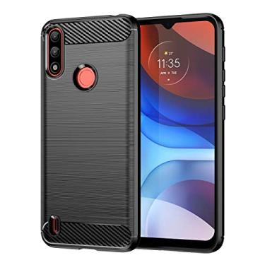 Imagem de For Lenovo K13 Brushed Texture Carbon Fiber TPU Phone Case