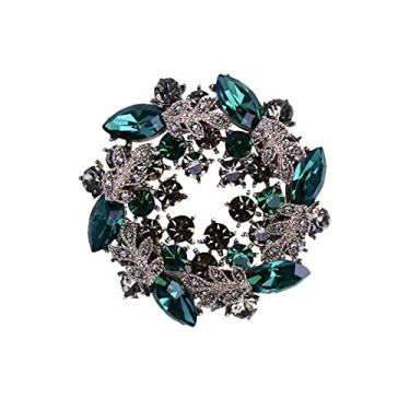 Imagem de KIZQYN Broche feminino estilo vintage broche bauhinia de feminino requintado e luxuoso broche de flor acessórios de vestido acessório de fantasia