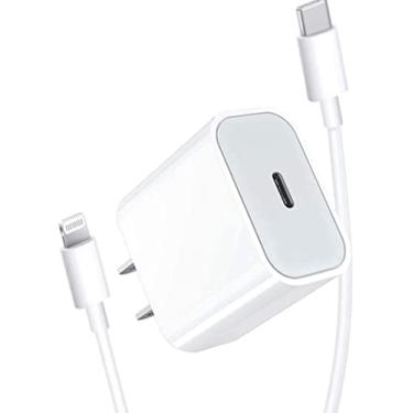 Imagem de Fonte Carregador Turbo 20W USB-C e cabo lightning compatível iPhone 11 12 13 X XR XS Bivolt