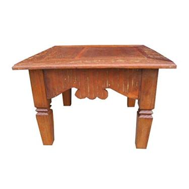 Imagem de Mesa de Centro Rústica Bernar em Madeira de Demolição - Cód 1154