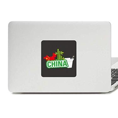 Imagem de China Mapa Bamboo Green China Town Decalque Vinil Paster Laptop Adesivo Decoração PC
