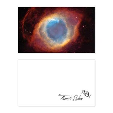 Imagem de Planeta azul vermelho estrela nebulosa cartão de agradecimento aniversário saudação casamento agradecimento