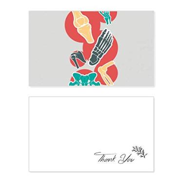 Imagem de Ilustração de cores, estrutura óssea, cartão de agradecimento, papel de aniversário, agradecimento de casamento