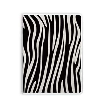 Imagem de Caderno de fundo preto com estampa de veias brancas e capa macia Diário