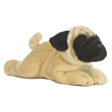 Imagem de Pelúcia Cachorro Raça Pug da Série Miyoni Aurora 28cms Comprimento