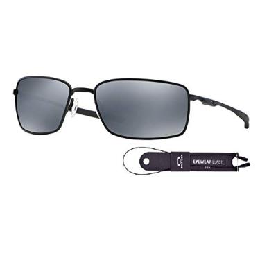 Imagem de Oakley Square Wire OO4075 Sunglasses For Men+BUNDLE with Oakley Accessory Leash Kit