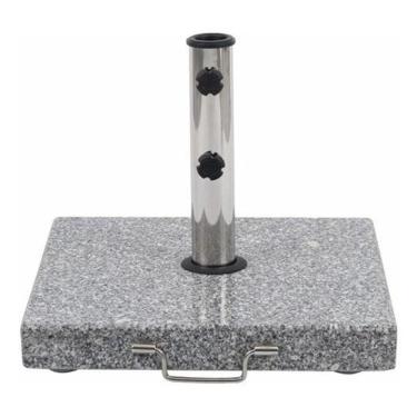 Imagem de Base Ombrelone Com Roda Contra Peso Inox Guarda Sol - 30Kg