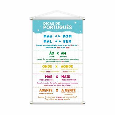 Imagem de PlimShop Banner Pedagógico 120x60 cm - Lona vinílica - Sala de aula - Educacional